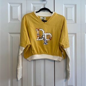 🍀NWT! Daily Practice by Anthropologie Coin Toss Crop Top